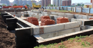 Фундаменты промышленных зданий в Сочи цена от 24725 руб. - заказать строительство фундамента промздания под стальные колонны